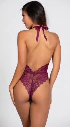 Lustful Kiss Lacy Teddy -Forplay Shop ST 9945P PURPLE 8 PS01242019