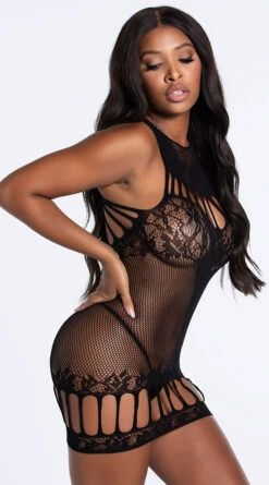 Racerback Mini Dress -Forplay Shop XG LC 61 BLK 5 YANDY PS10202021