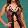 Please Me Plaid Teddy -Forplay Shop XG TP 500 F 2022JAN45378