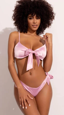 Yandy Gift Of Satin Bra Set -Forplay Shop YDR YNDY 0011 BRA PANTY SET PINK 01172023 1238