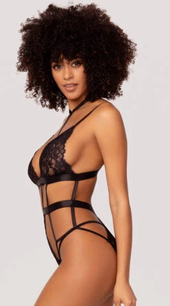 Yandy Hidden Desires Teddy Set -Forplay Shop YDR YNDY 0022 TEDDY SET BLACK 57