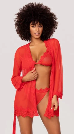 Yandy Simply Sexy Robe And Bra Set 19 Yandy Simply Sexy Robe And Bra Set -Forplay Shop YDR YNDY 003 BRA PANTY ROBE SET RED 15