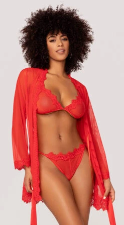 Yandy Simply Sexy Robe And Bra Set 17 Yandy Simply Sexy Robe And Bra Set -Forplay Shop YDR YNDY 003 BRA PANTY ROBE SET RED 34