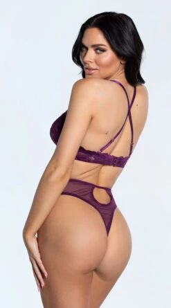 Yandy Heartless Romantic Bra Set -Forplay Shop YO 40 11127 PUR 9 YANDY PS02252022