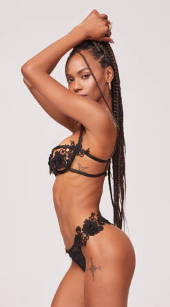 Yandy Appliques Abloom Bra Set -Forplay Shop YO 40 11174 S Yandy PS07272022