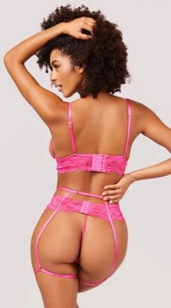 Yandy Pink About It Bra Set 7 Yandy Pink About It Bra Set -Forplay Shop YO 41 11843 BRA SET PINK 2862