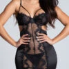 Yandy Dainty Garter Chemise Set