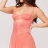 Yandy Sweet As Can Peach Babydoll Set