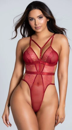 Yandy High On Love Strappy Teddy -Forplay Shop YR E7172 RED PS01282020 2