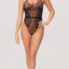 Yandy Venomous Vixen Teddy -Forplay Shop YR E7287 MESH TEDDY LINGERIE BLACK 3009