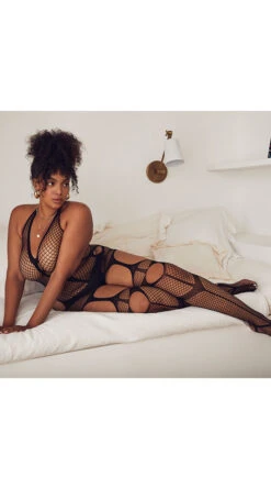 Plus Size Total Babe Bodystocking -Forplay Shop YT 818JT245Q BLACK EDS Yandy 2022EVERGREEN 1859